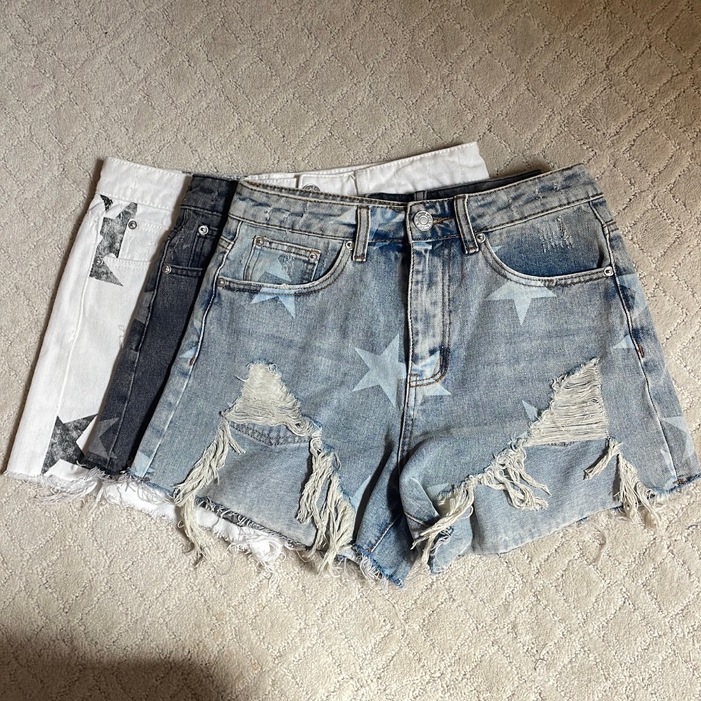 NWT Star denim shorts